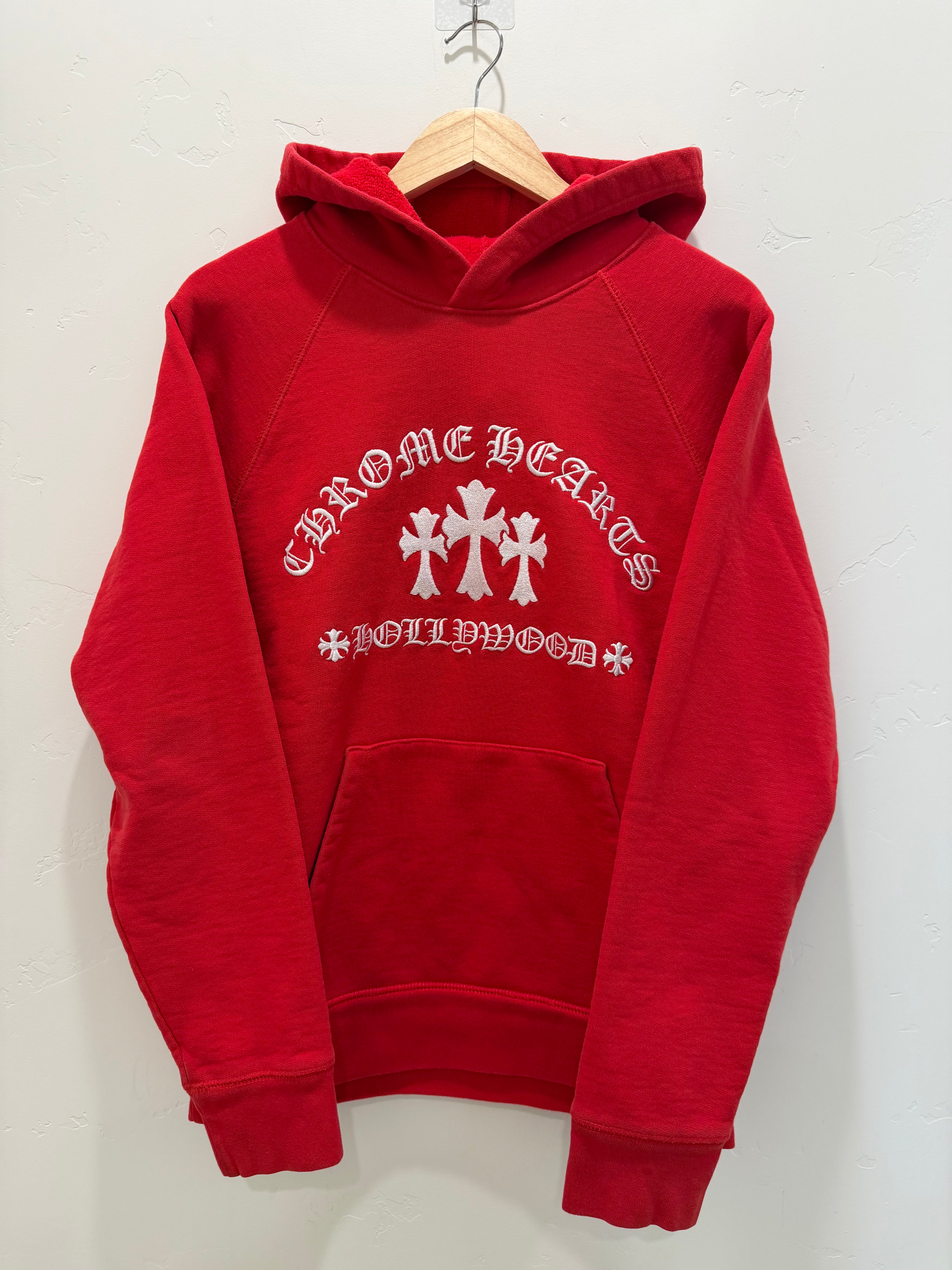 Chrome Hearts King Taco Triple Cross Red Hoodie