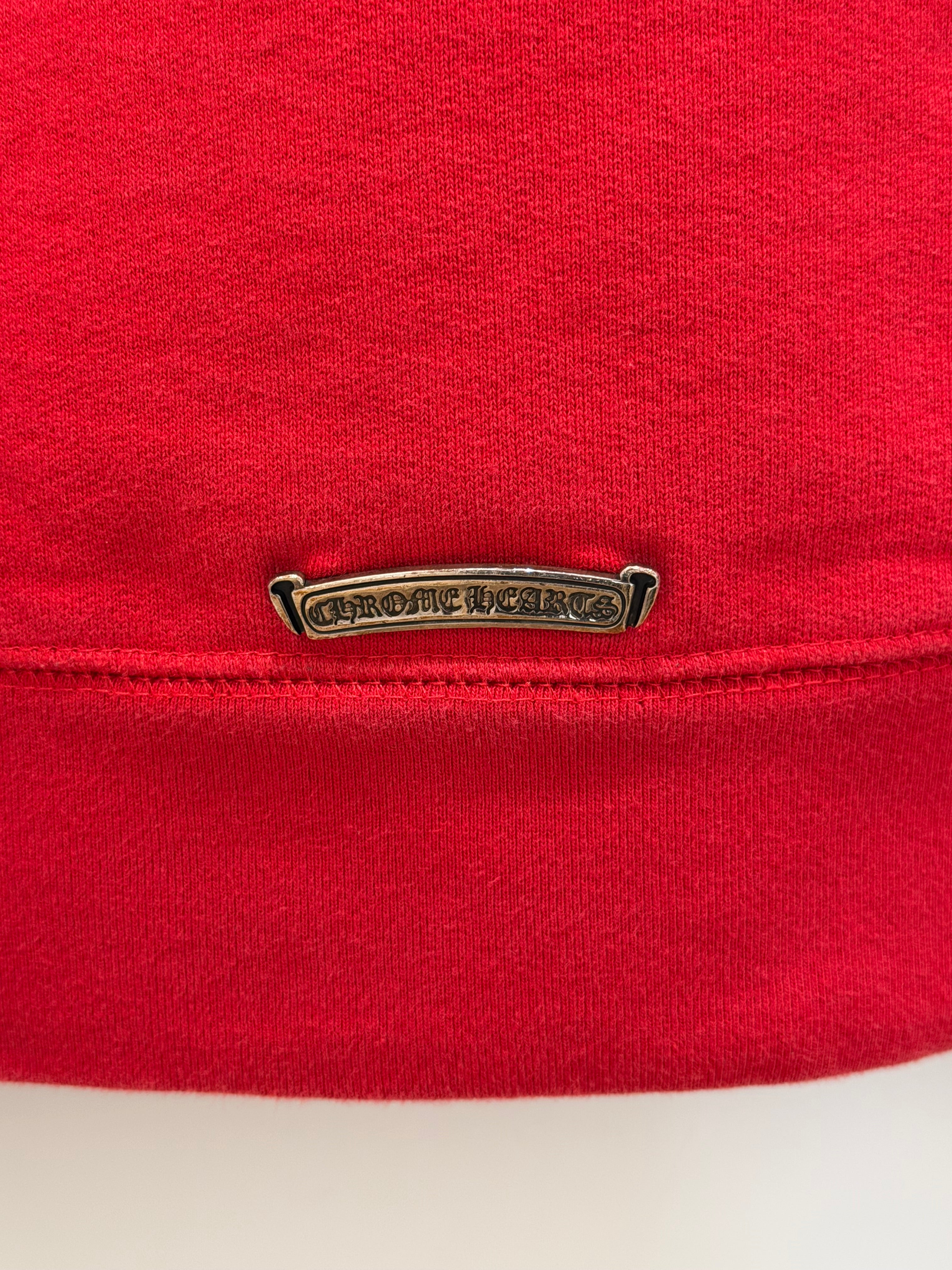Chrome Hearts King Taco Triple Cross Red Hoodie